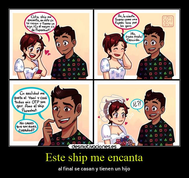 Este ship me encanta - al final se casan y tienen un hijo