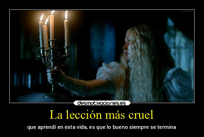 La lección más cruel - 