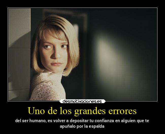 Uno de los grandes errores - 