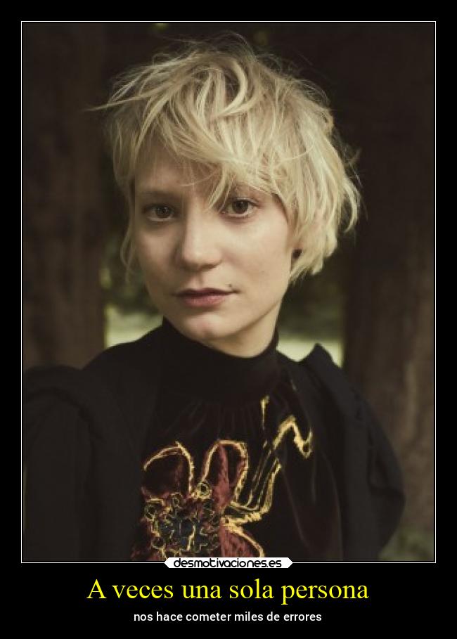 A veces una sola persona - 