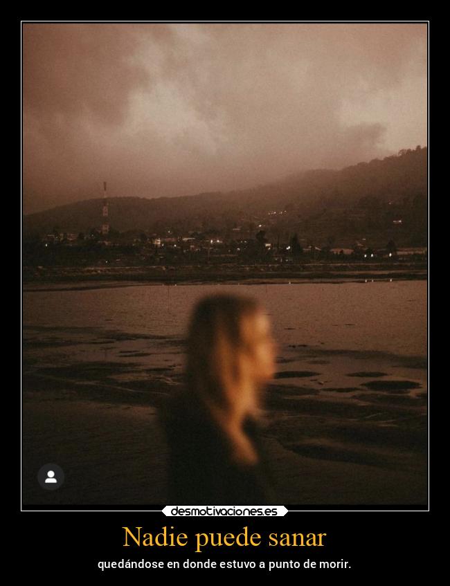 Nadie puede sanar - 