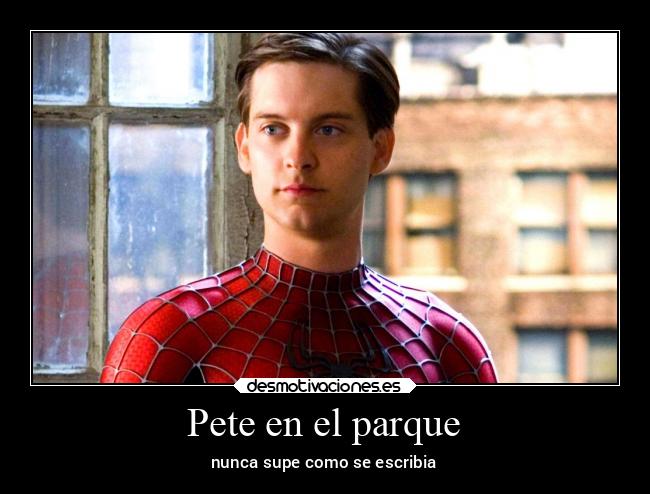 Pete en el parque -