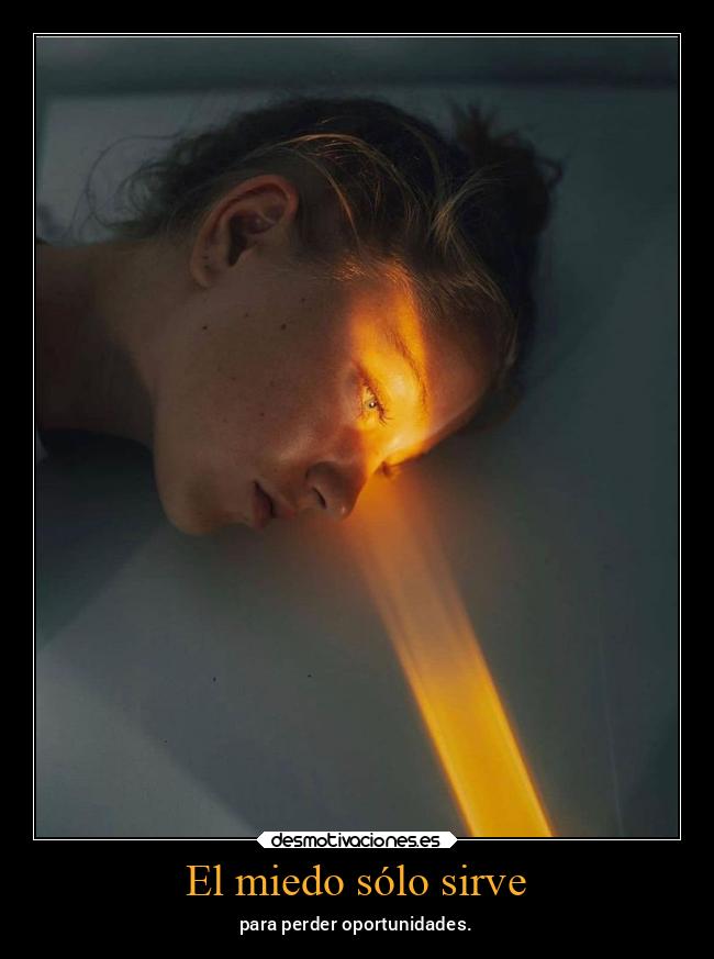 El miedo sólo sirve - 