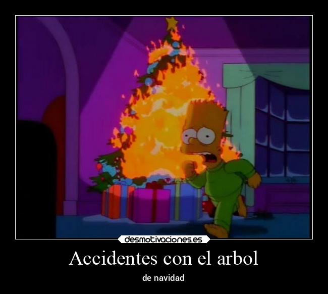 Accidentes con el arbol - de navidad