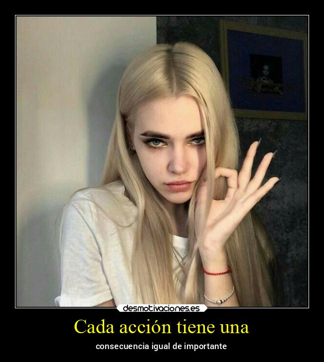 Cada acción tiene una - 