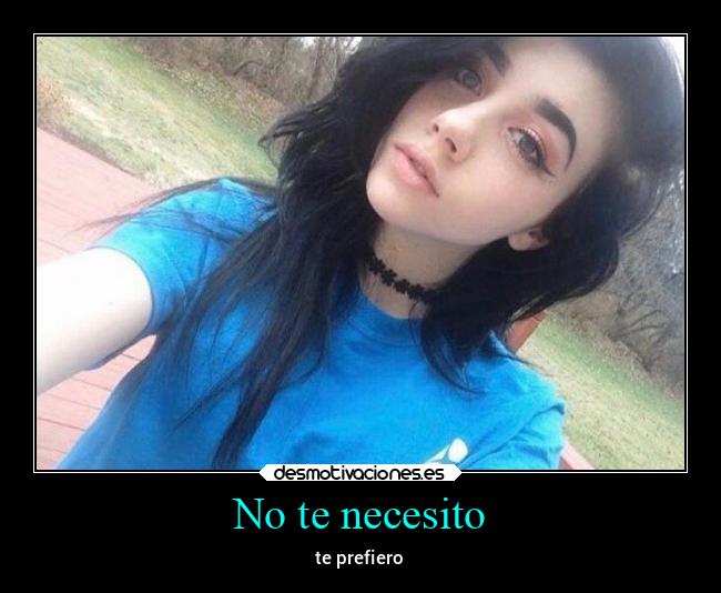 No te necesito - 