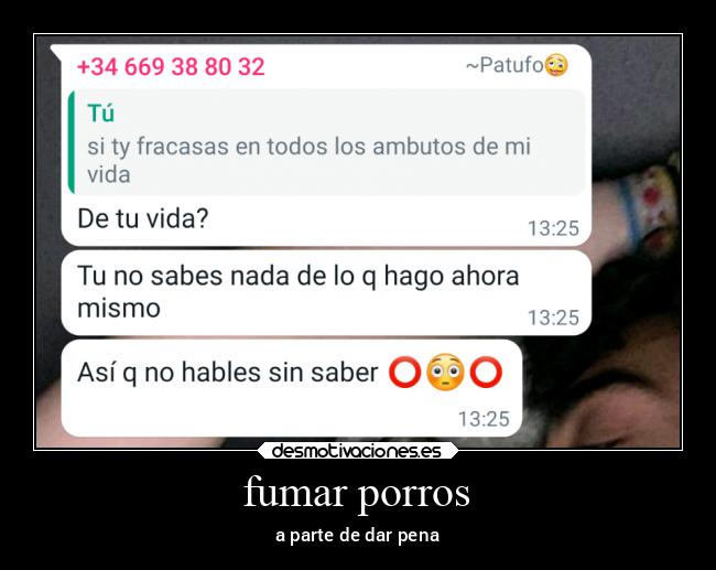 fumar porros - a parte de dar pena