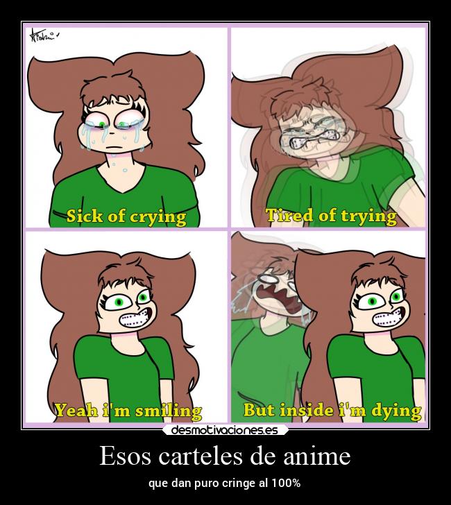 Esos carteles de anime -