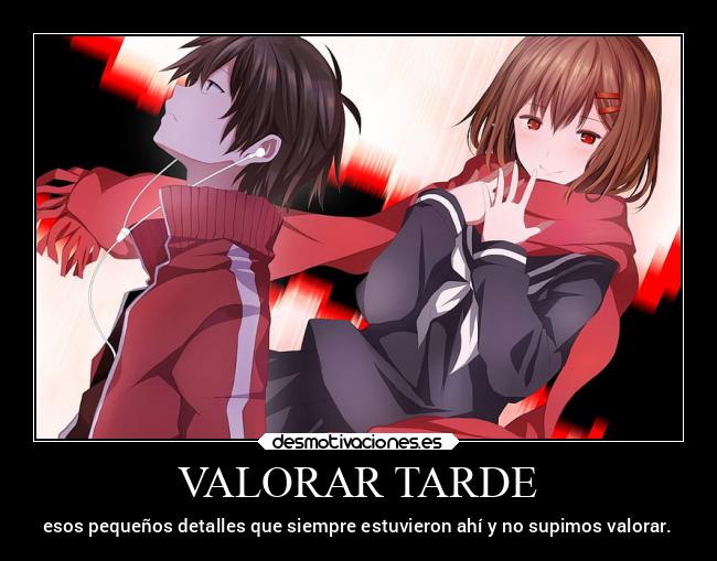 carteles anime ausencia anoranza valorarlo desmotivaciones