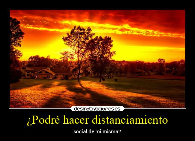 ¿Podré hacer distanciamiento -
