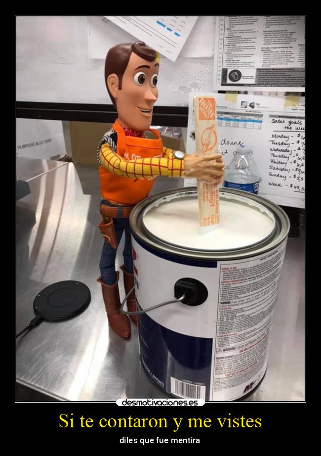 Si te contaron y me vistes - 