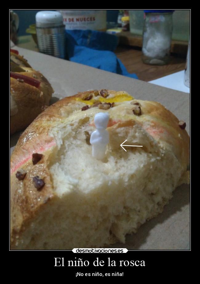 El niño de la rosca - ¡No es niño, es niña!