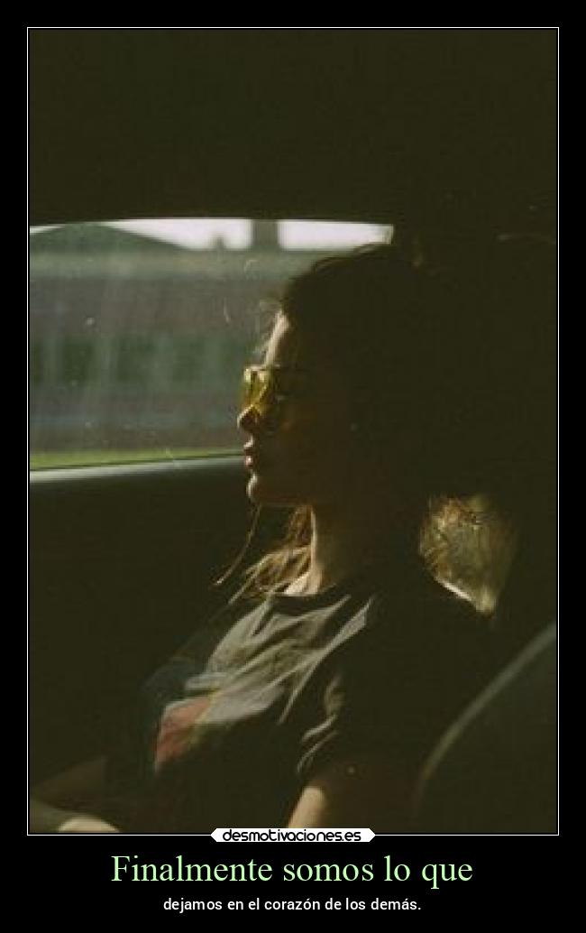 Finalmente somos lo que - 