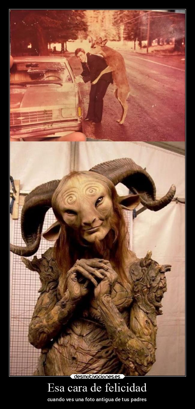 Esa cara de felicidad - cuando ves una foto antigua de tus padres