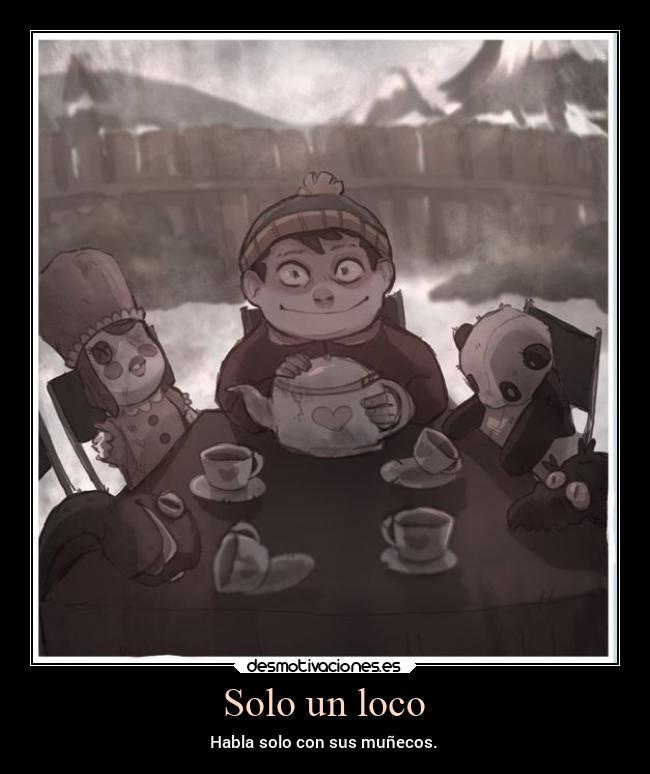 carteles soledad nunecos loco cartman nieve southpark nieve2022 desmotivaciones