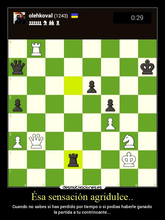 carteles tristeza ajedrez elcaballosiempreestaconmigo derrotasamargas hasperdidoportiempo enemigosfuertes desmotivaciones
