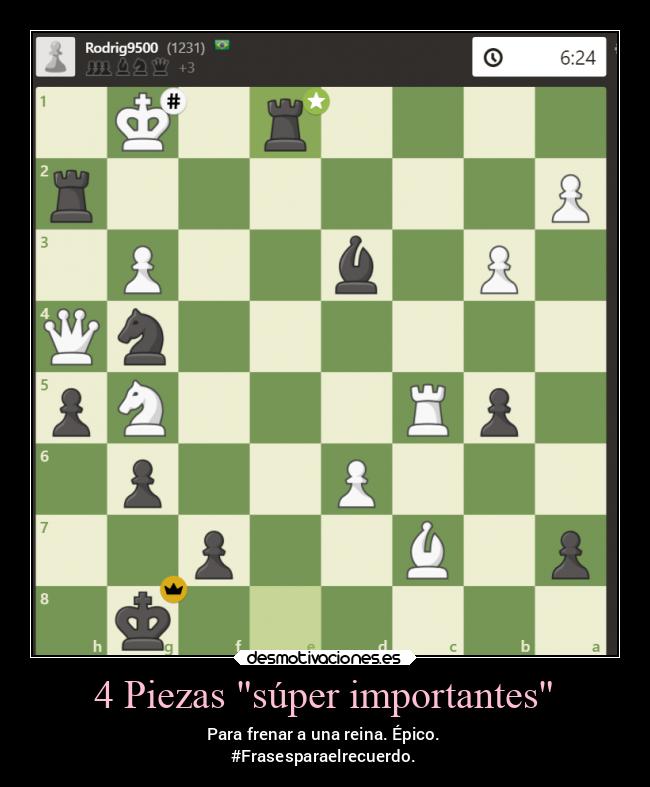 4 Piezas súper importantes -