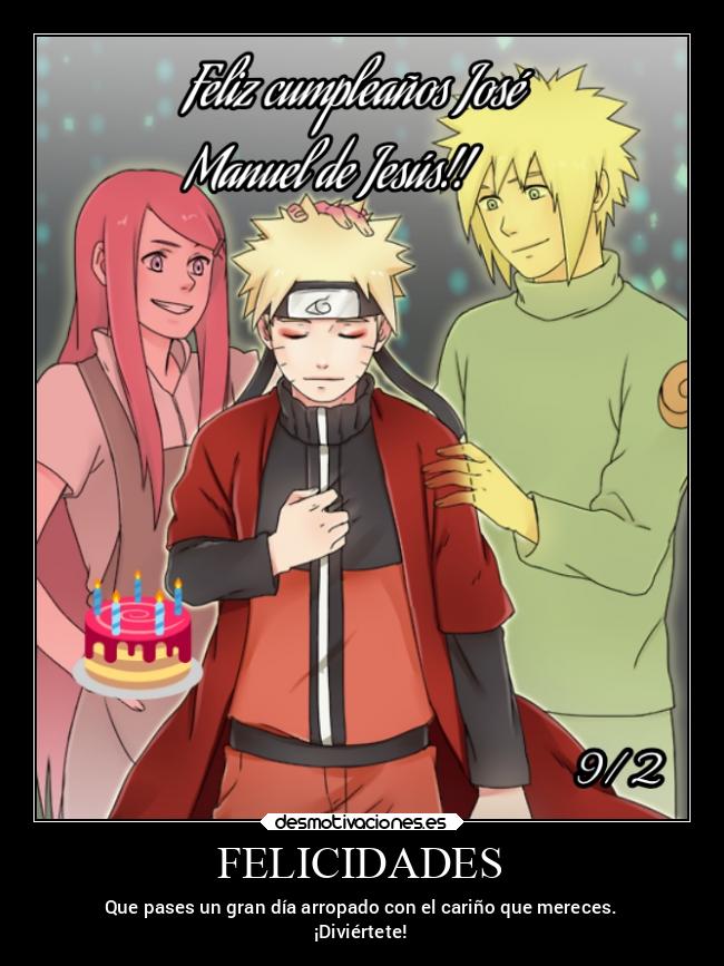 carteles amistad anime cumpleanos josemanueldejesus 2022 desmotivaciones