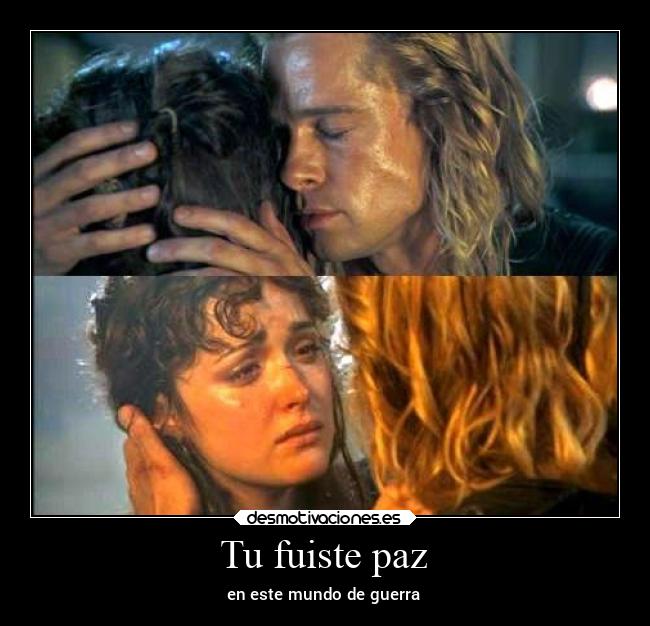 Tu fuiste paz - en este mundo de guerra
