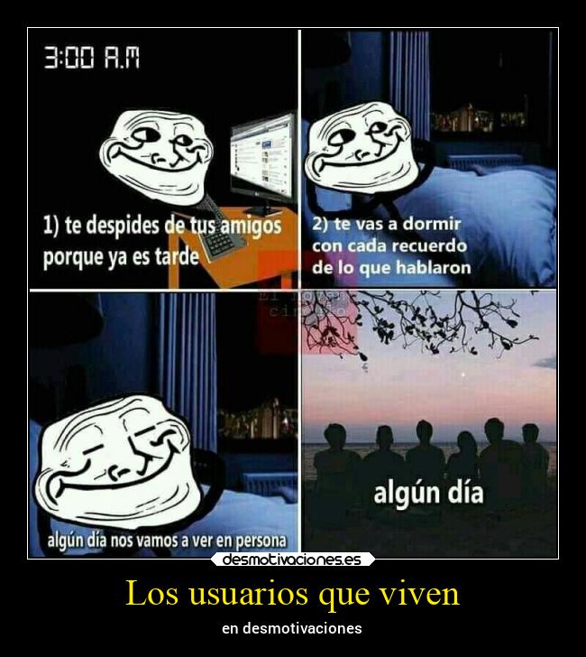 Los usuarios que viven - 