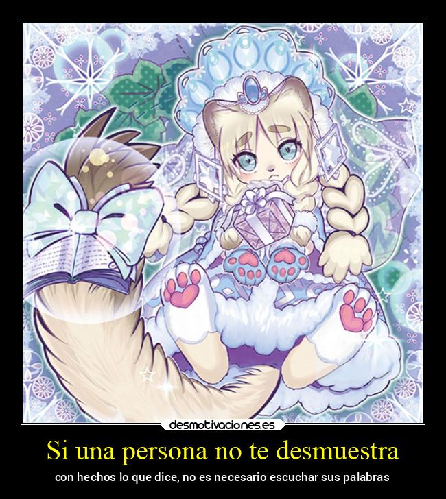 Si una persona no te desmuestra - 