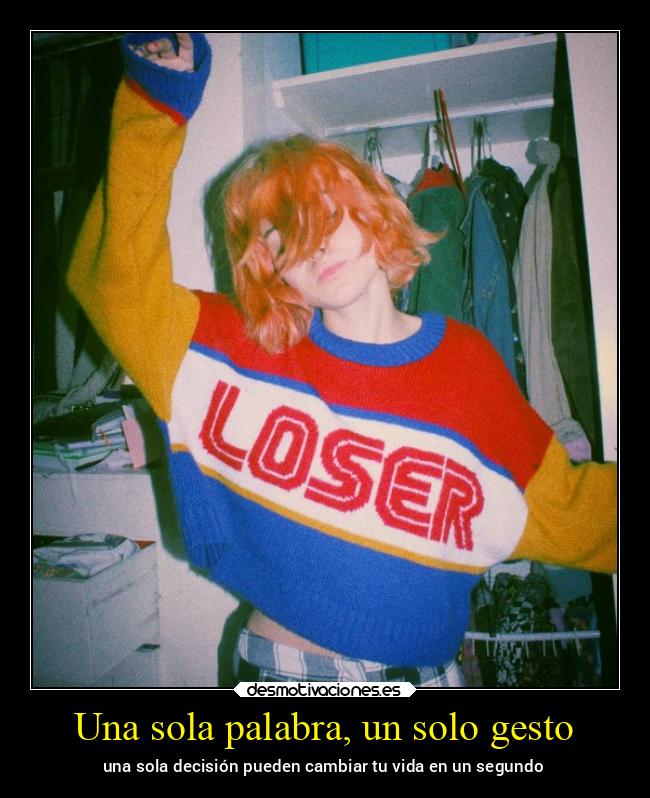 Una sola palabra, un solo gesto - 