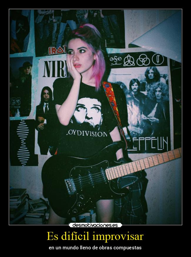 Es difícil improvisar - 