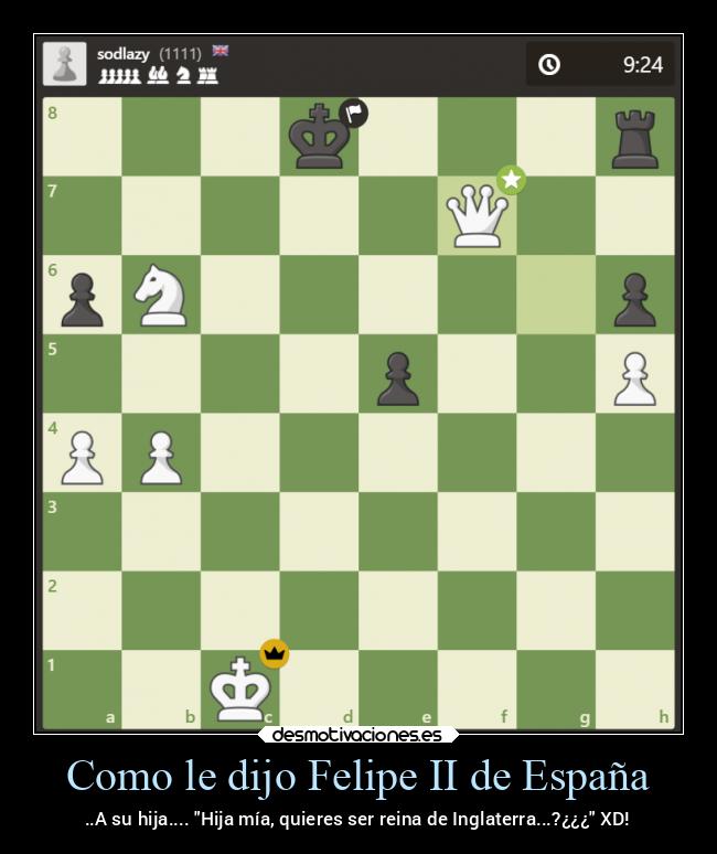 Como le dijo Felipe II de España - 