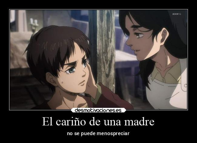 El cariño de una madre -