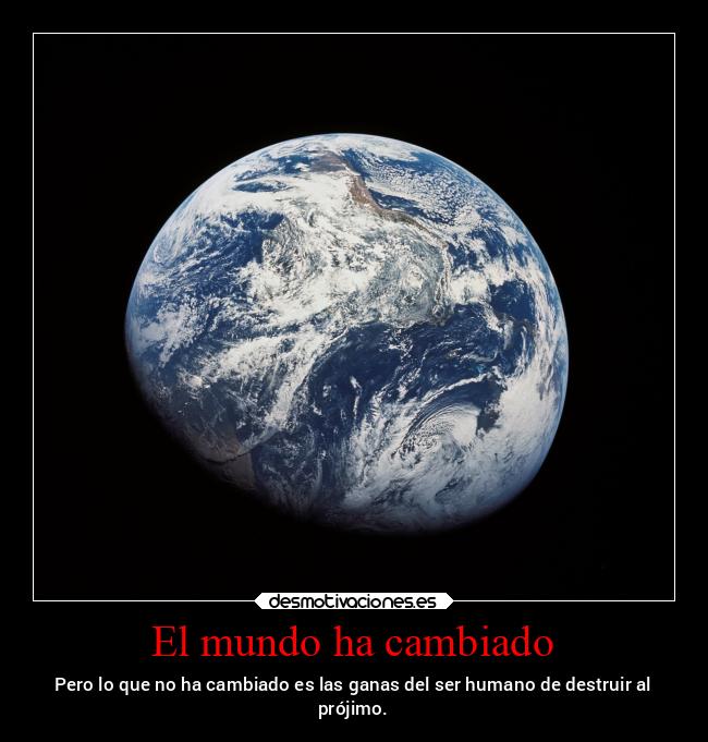 El mundo ha cambiado - 