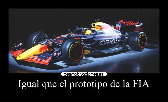 Igual que el prototipo de la FIA - 