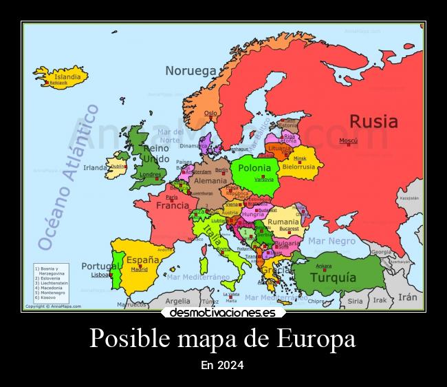 Posible mapa de Europa - 