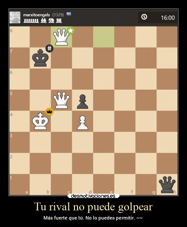 Tu rival no puede golpear - 