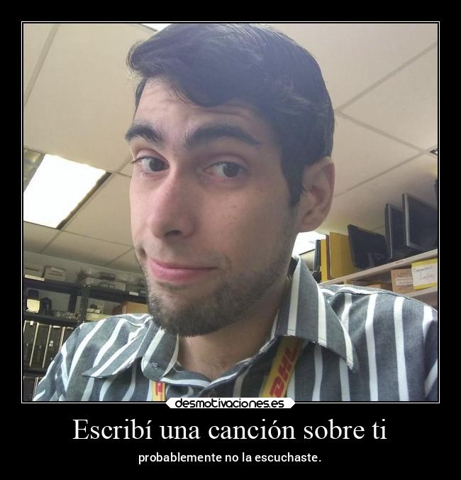 Escribí una canción sobre ti - 