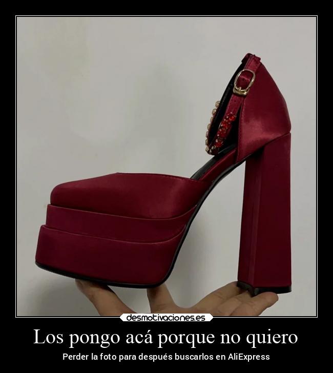 Los pongo acá porque no quiero - 