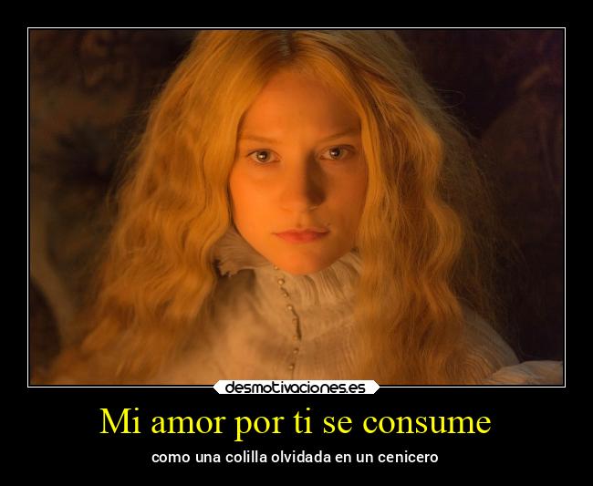 Mi amor por ti se consume - 