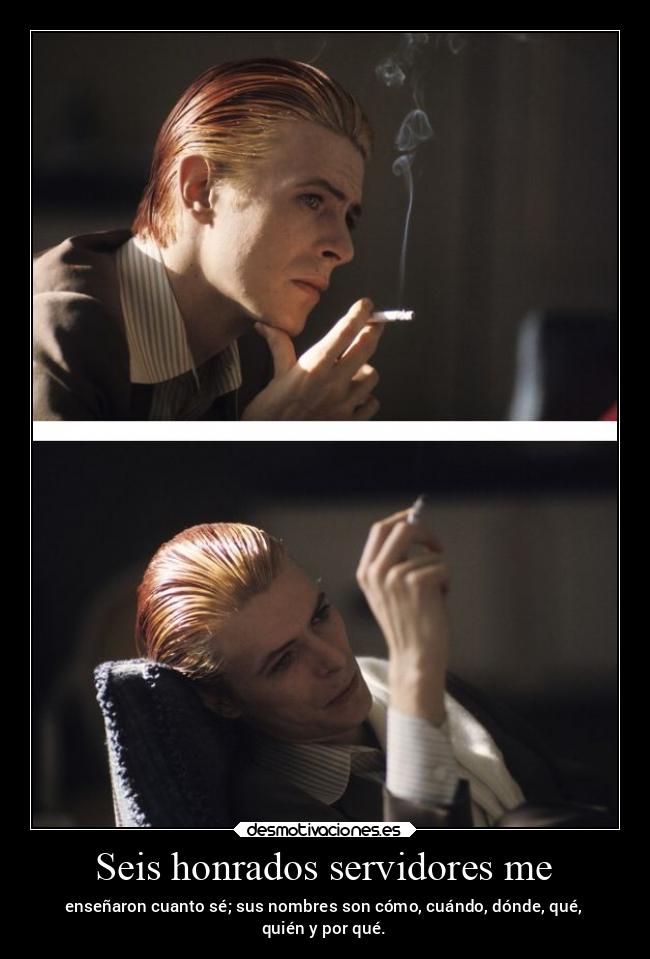 Seis honrados servidores me - 