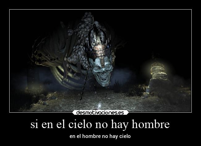 si en el cielo no hay hombre - 