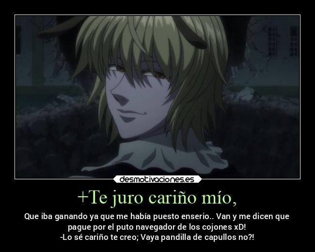 +Te juro cariño mío, - 