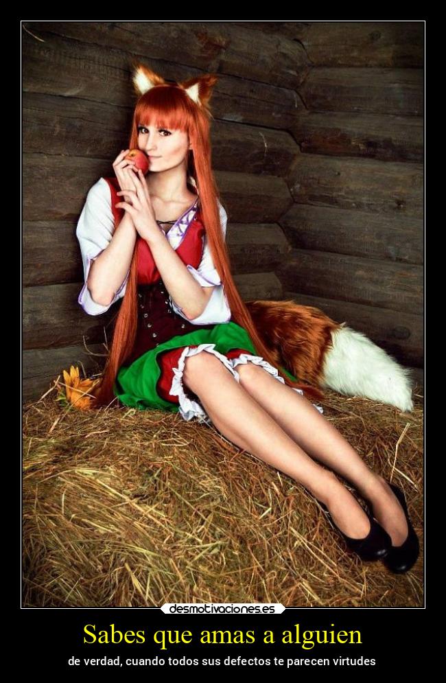 Sabes que amas a alguien - 