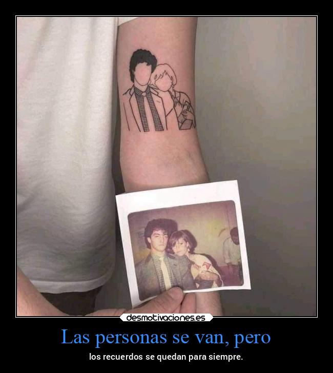 Las personas se van, pero - 