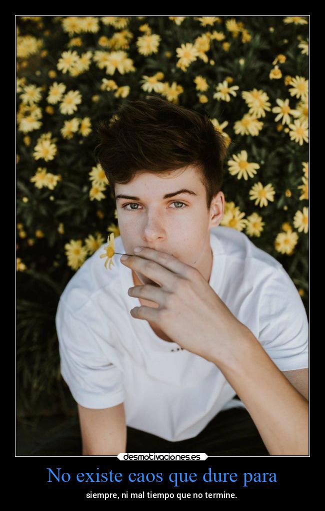 No existe caos que dure para - 