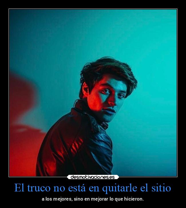 El truco no está en quitarle el sitio - 