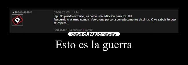 Esto es la guerra - 