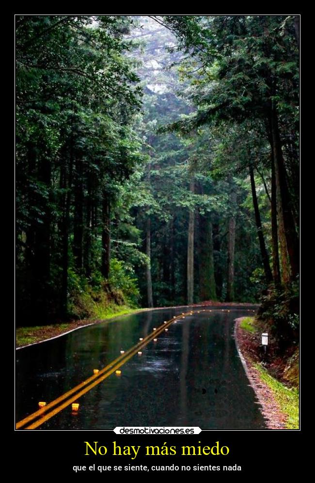 No hay más miedo - 