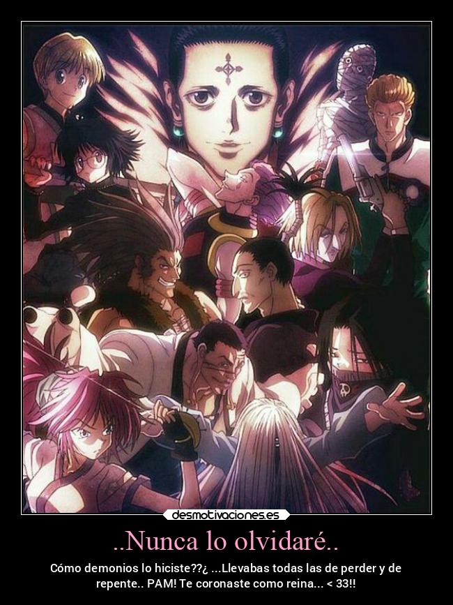 carteles motivaciones brigadafantasma hunterxhunter2011 proezasyvictorias ajedrez desmotivaciones