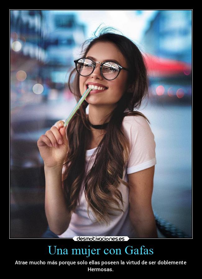 Una mujer con Gafas - 
