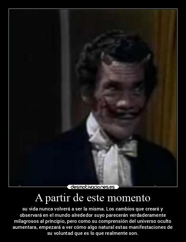 A partir de este momento - 