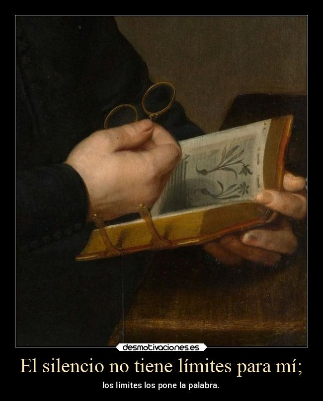 carteles silencio arte signatum signa rome roma desmotivaciones