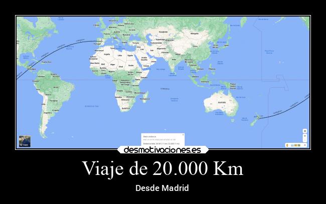 Viaje de 20.000 Km -
